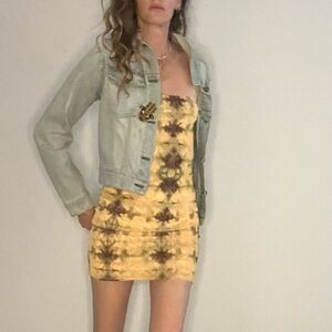 Shop Resa mini tie dye dress